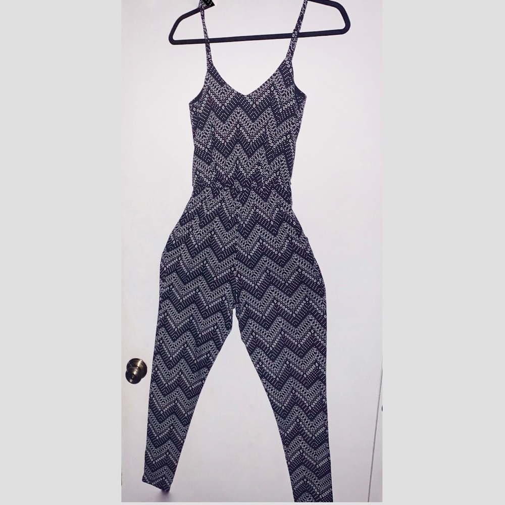 Women’s Black and White Romper